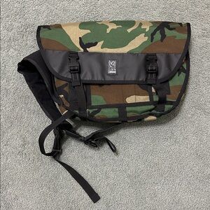 Chrome Camo Messenger Bag